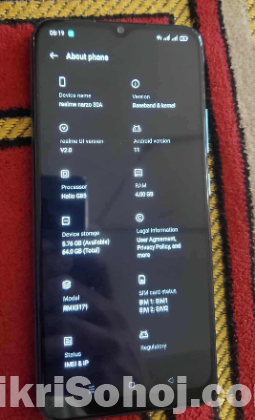 realme narzo 30A